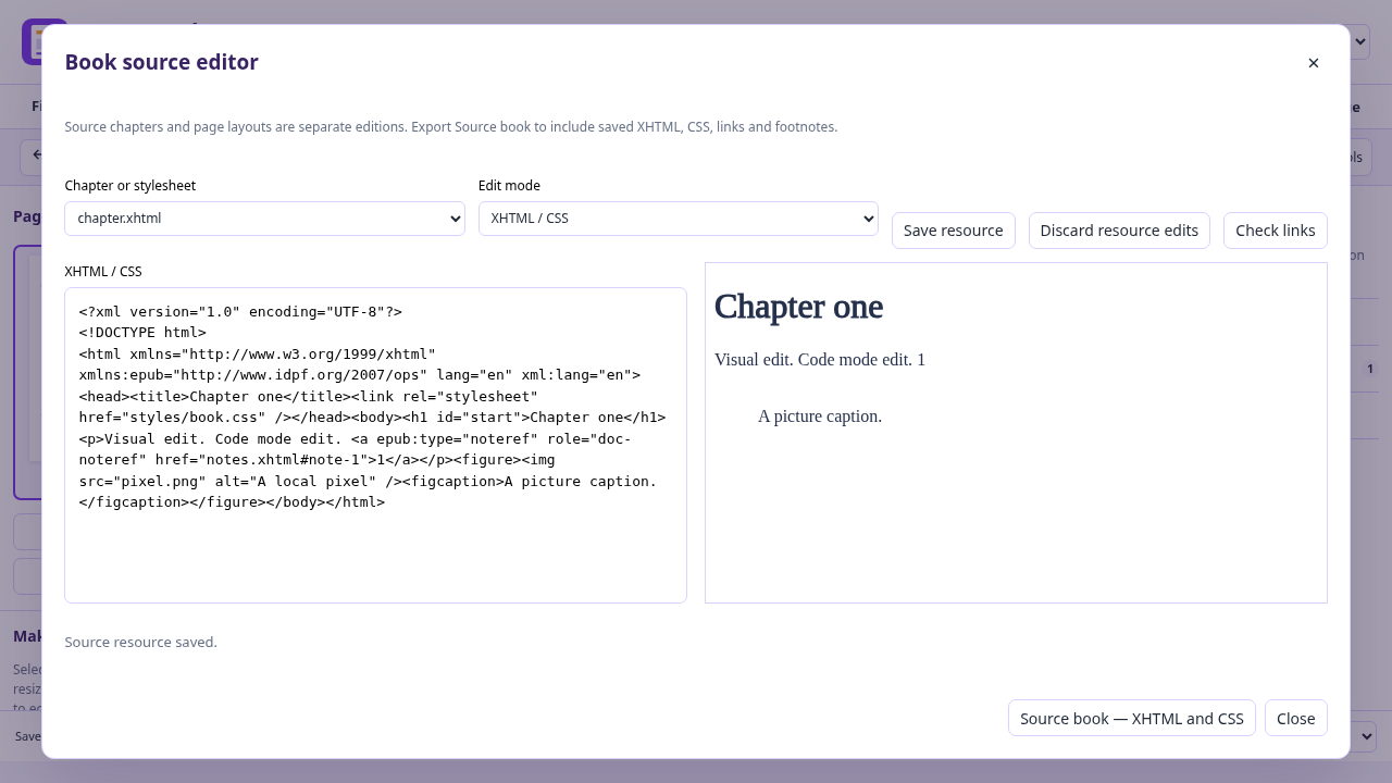 Source-book code and chapter preview